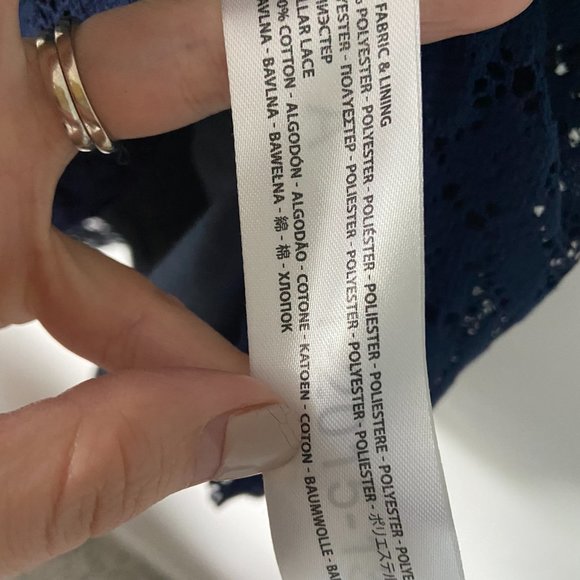 Mismash Midnight Blue Crochet Summer Dress - Picture 9 of 11